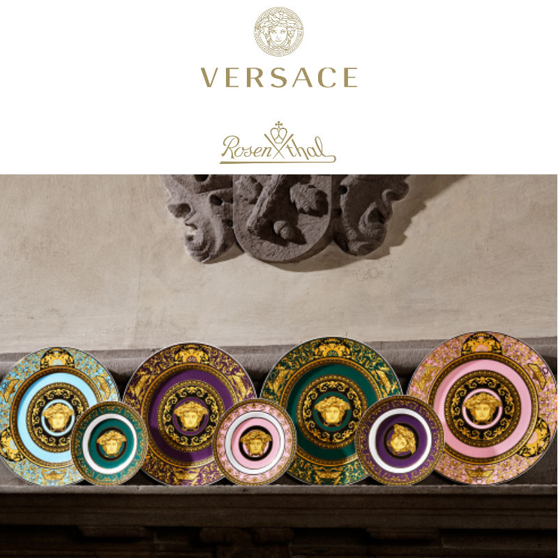 Rosenthal Versace Porcelain & Glass Sets