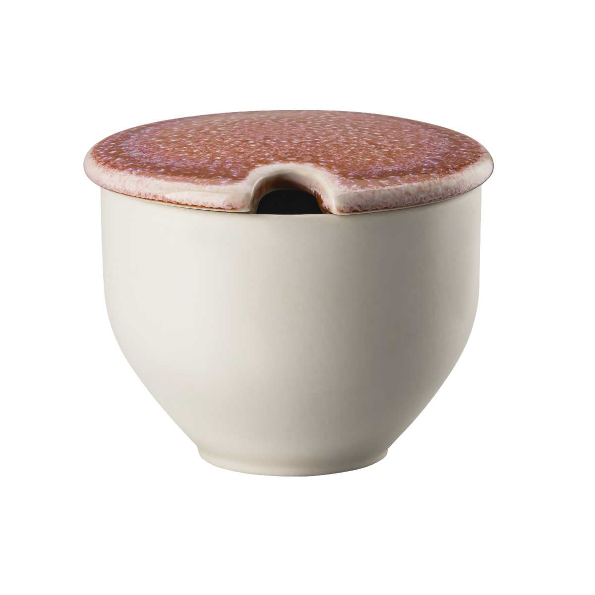 Rosenthal Junto Rose Quartz - Steinzeug Zuckerdose mit Einschnitt 0,25 L Junto Rose Quartz - Steinzeug 21540-405254-64386