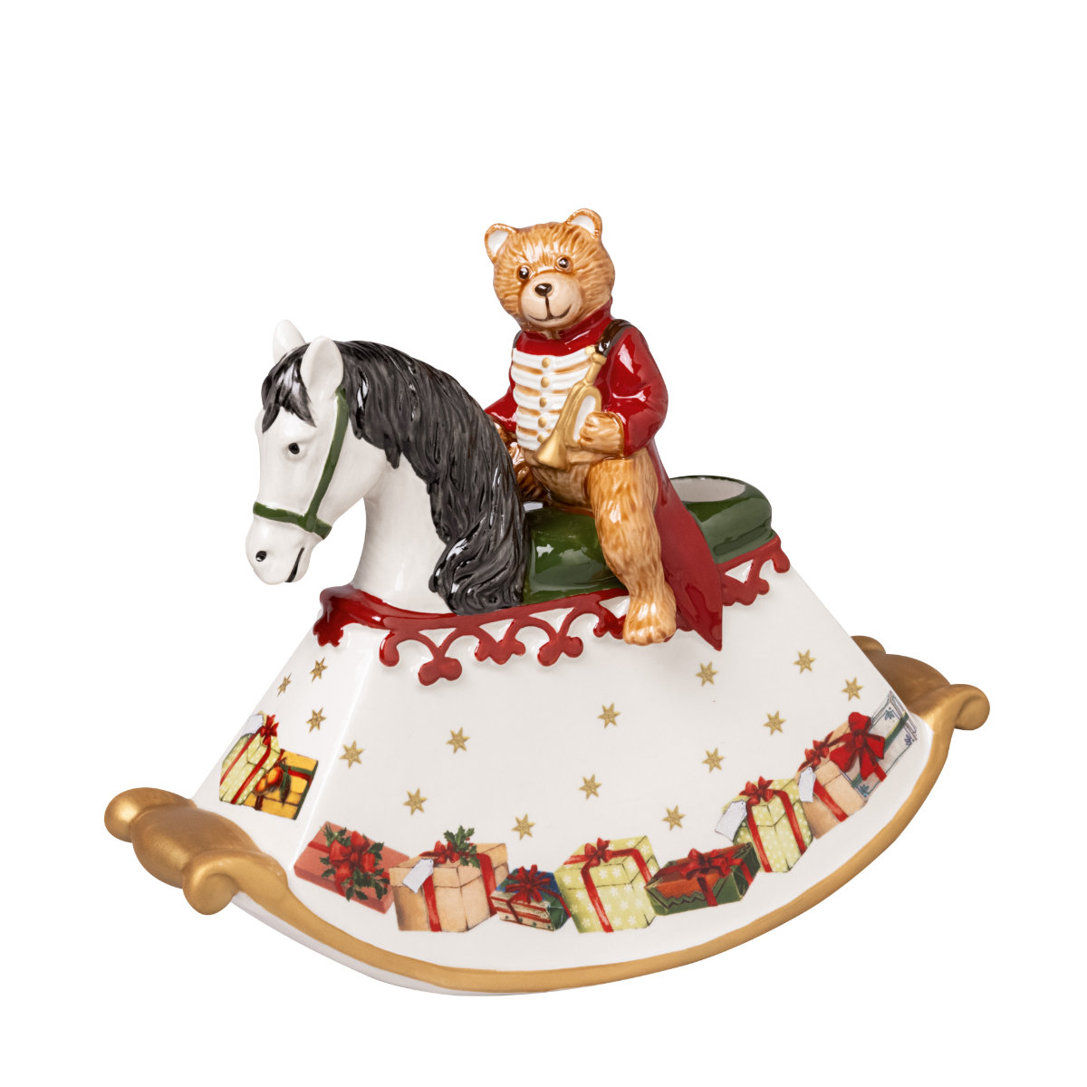 Villeroy & Boch Christmas Toys Schaukelpferd Kerzenständer 17 cm Christmas Toys 1483276551