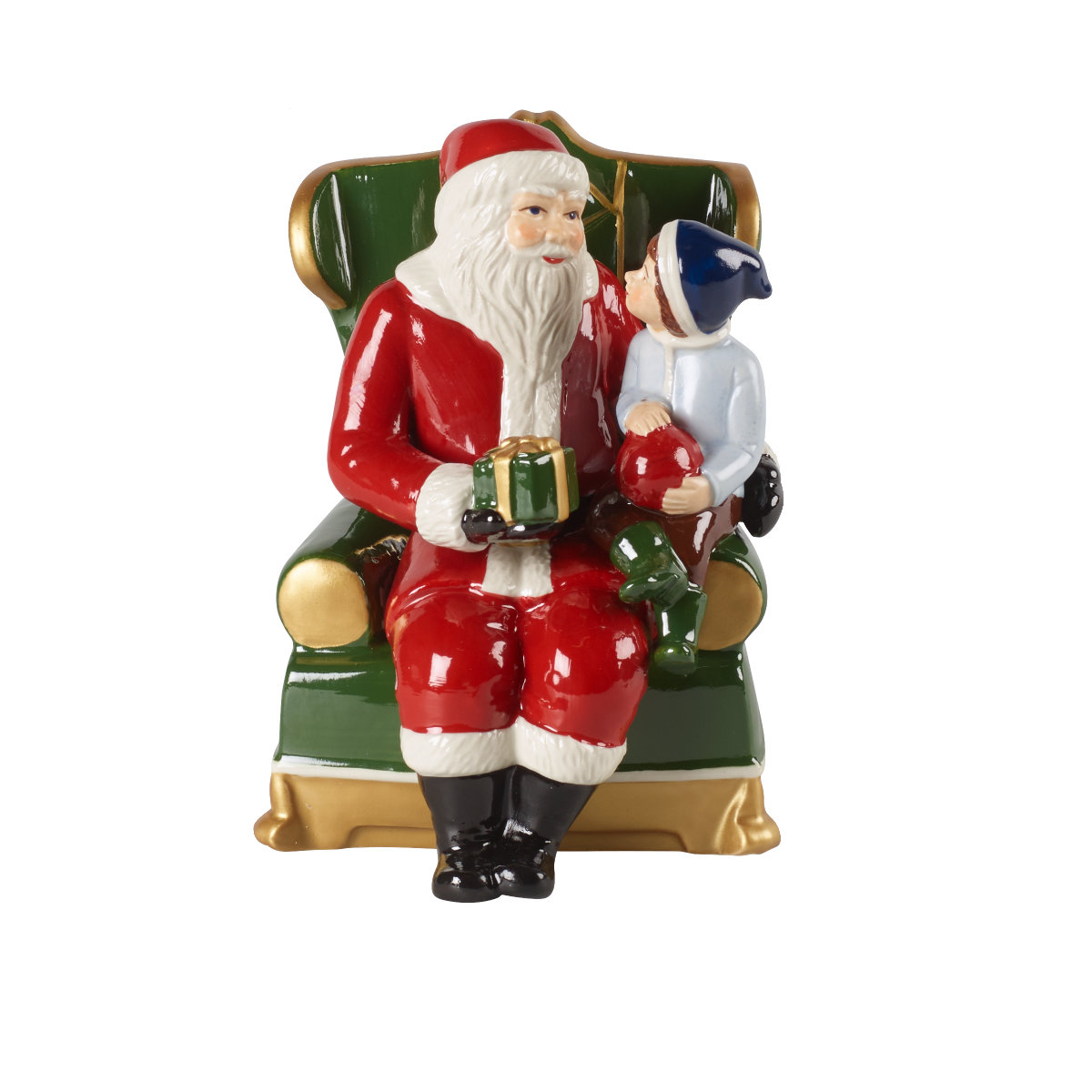 Villeroy & Boch Christmas Toys Santa auf Sessel - mit Spieluhr 'We wish you a merry Christmas' 15 cm Christmas Toys 1483276636