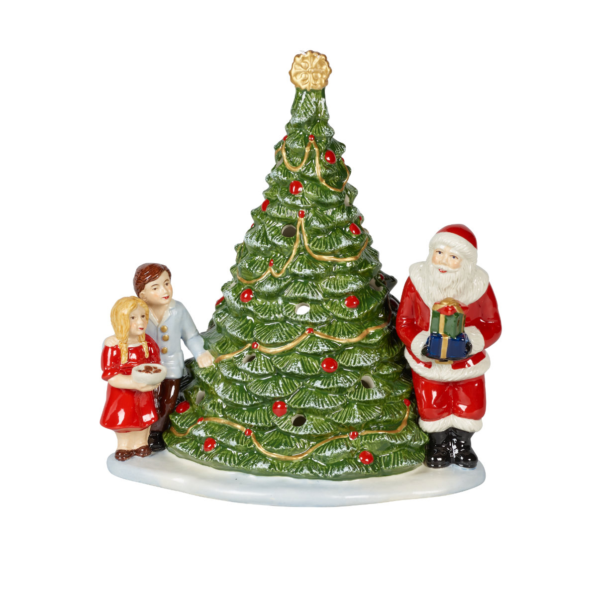 Villeroy & Boch Christmas Toys Santa am Baum - mit Teelicht 23 cm Christmas Toys 1483276641