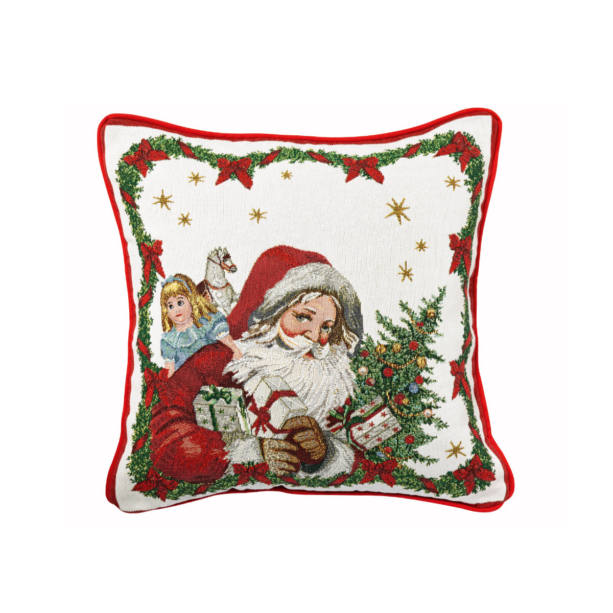 Villeroy & Boch Toy's Fantasy Gobelin Kissen Santa 45x45 cm Toy's Fantasy 1483326191