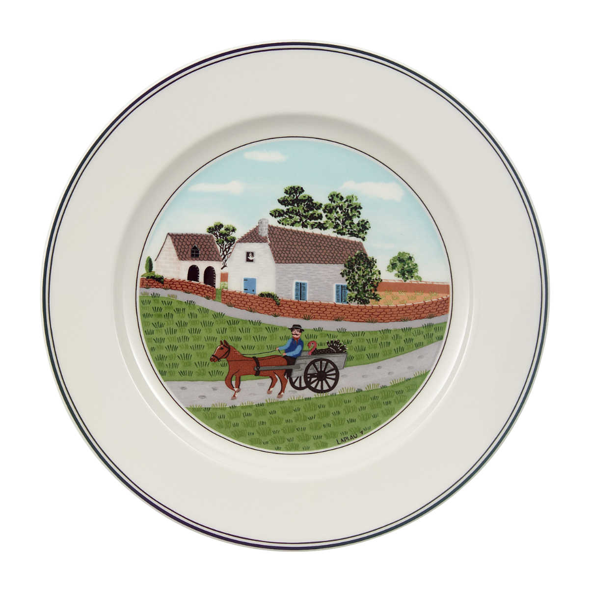 Villeroy & Boch Design Naif Frühstücksteller Bauer 21 cm Design Naif 1023372642