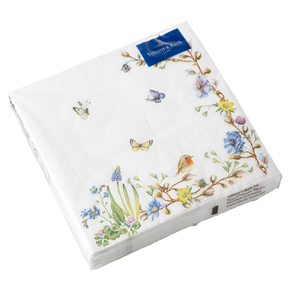 Villeroy & Boch Oster Accessoires Serviette Lunch Blumenranke 20 Stück 33x33 cm Oster Accessoires 3590720033