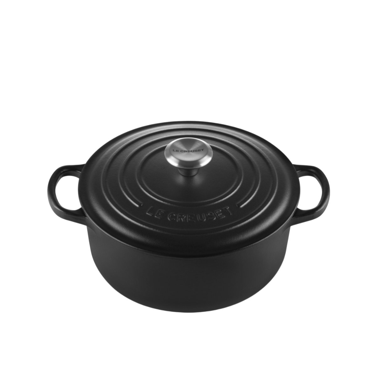 Le Creuset Bräter Signature rund Bräter rund schwarz 20 cm Bräter Signature rund 21177200000430