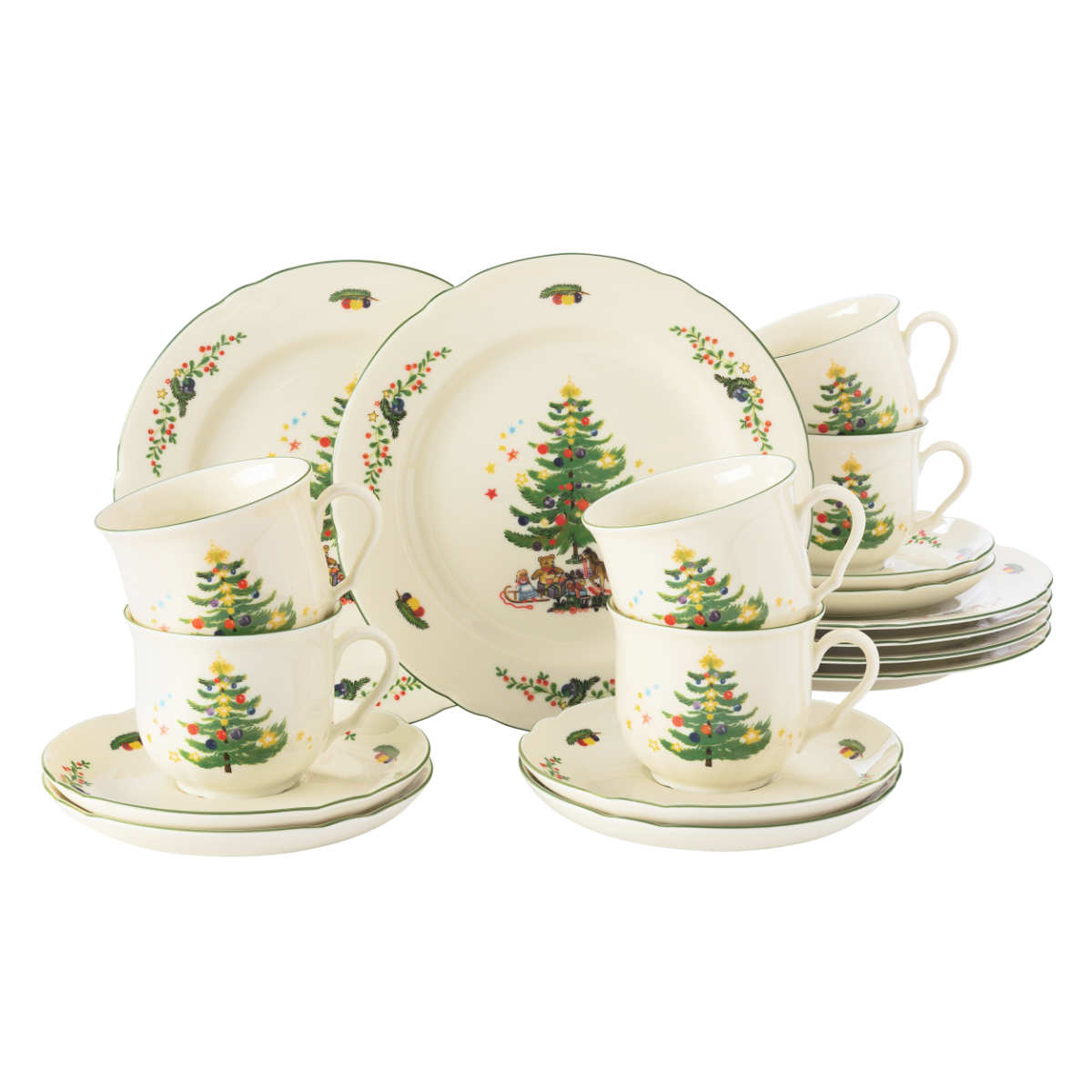 Seltmann Weiden Marie-Luise Weihnachten Kaffee-Set 18-tlg. Marie-Luise Weihnachten 001.716497