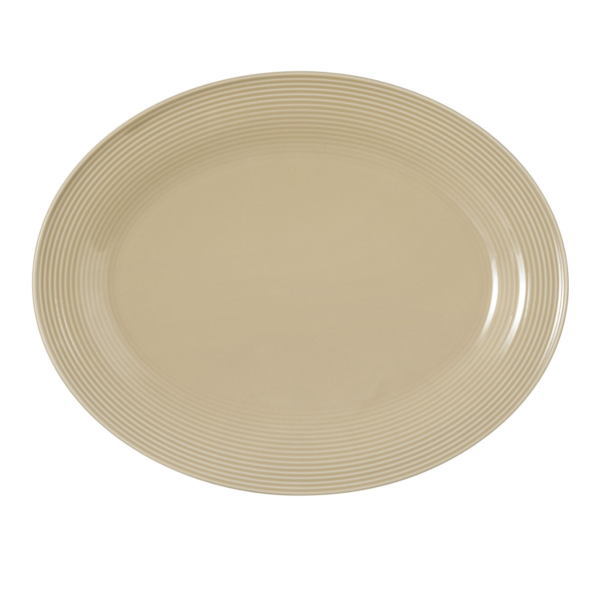 Seltmann Weiden Beat Sandbeige Servierplatte oval 35x28 cm Beat Sandbeige 001.771393