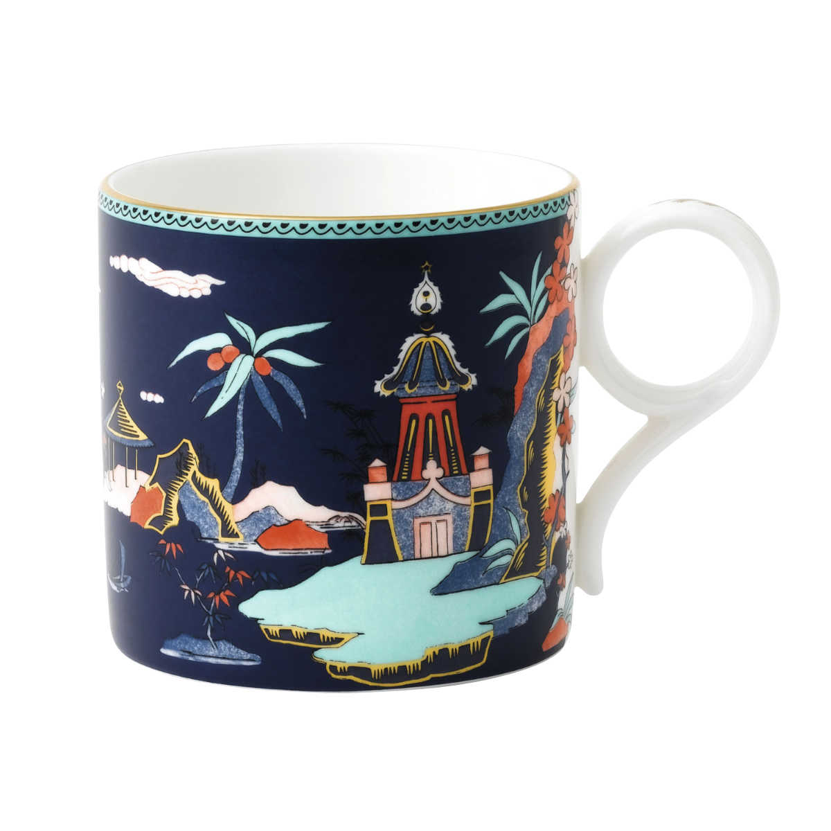 Wedgwood Wonderlust Henkelbecher Blue Pagoda 0,3 L Wonderlust 40024012