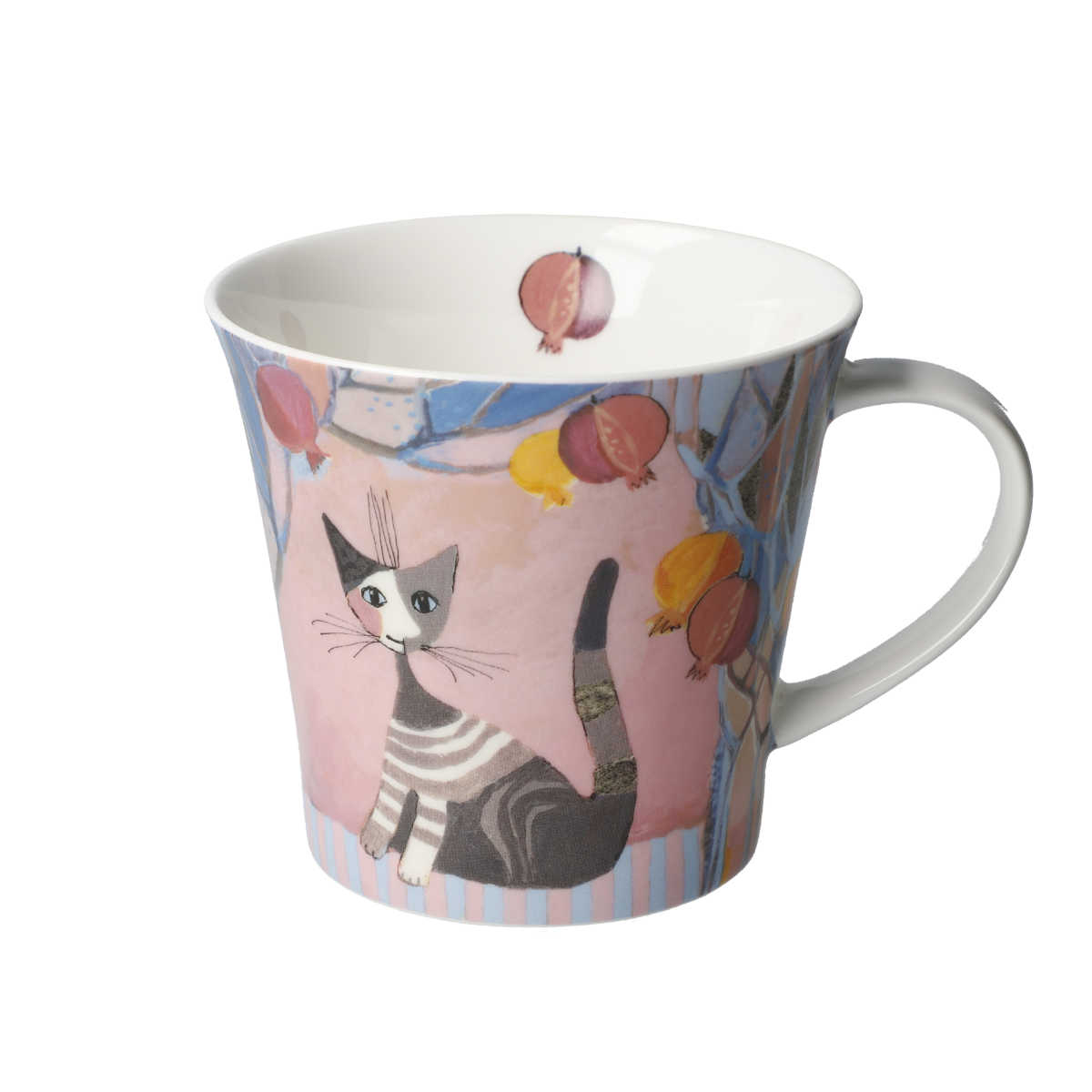 Goebel Rosina Wachtmeister - Wohnaccessoires Coffee Mug / Tea Mug Melograni in festa h: 9,5 cm / 0,35 L Rosina Wachtmeister - Wohnaccessoires 66860531