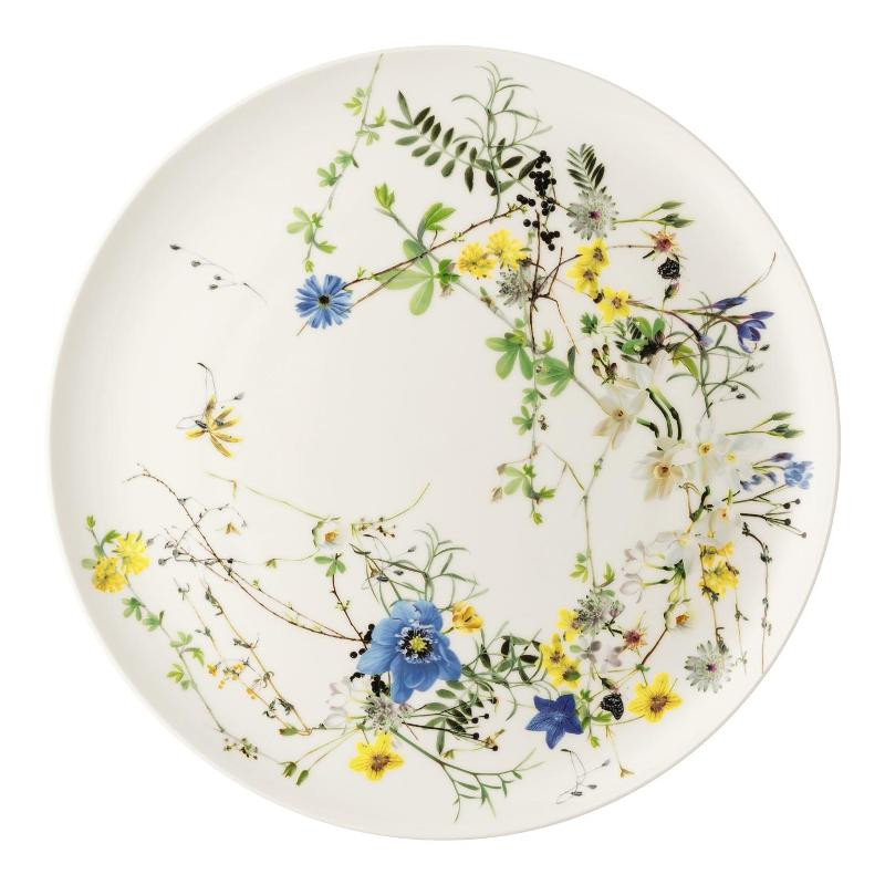 Rosenthal Brillance Fleurs des Alpes Charger Plate Coup 32 cm