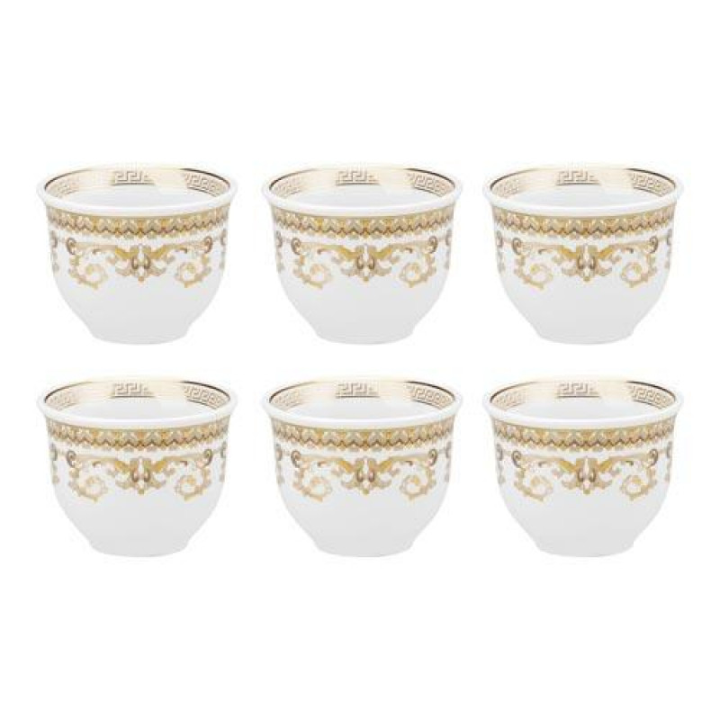 Rosenthal Versace 6 Cucchiaini da tè Medusa Versilbert