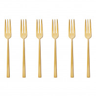 Sambonet - Service Table 24 Pieces Cutlery Rock PVD Gold Polished 52762G81