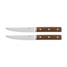 Sambonet Sirloin - Elfenbein-Effekt Steak Knife Set,Smooth Blade 2 Pcs