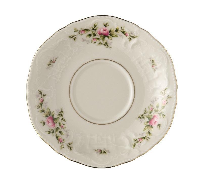 Rosenthal Sanssouci Elfenbein Moosrose neu Suppen Untertasse 17,5 cm Sanssouci Elfenbein Moosrose neu 20480-508563-10421