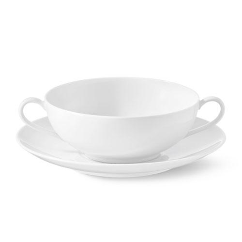 KPM Berlin KPM Urbino Weiß Suppen Untertasse 17 cm Urbino Weiß 16534200