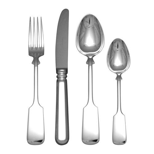 Robbe & Berking Alt-Spaten 925 Sterling Silber Menübesteck-Set 4-tlg. Alt-Spaten 925 Sterling Silber 01903,04,1